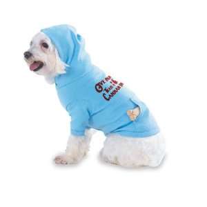  Tease a Cannan Dog Hooded (Hoody) T Shirt with pocket for your Dog 