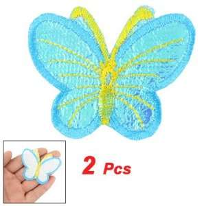 Rosallini 6 x 4.5cm Sew On Card Making Embroidered Butterfly DIY Patch 