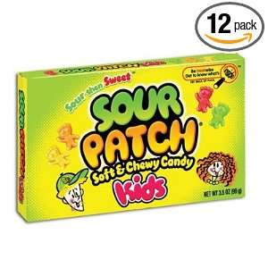 Sour Patch Kids Theatre Size Boxes (Pack Grocery & Gourmet Food