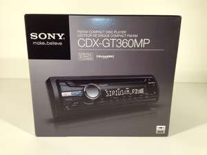 SONY CDX GT360MP IN DASH RECEIVER CD/ / WMA WITH BUILT IN EQ W 