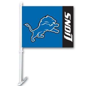  Detroit Lions   Car Window Flags (set of 2 flags) Sports 