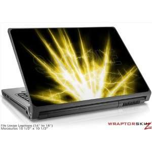  Large Laptop Skin Lightning Yellow Electronics