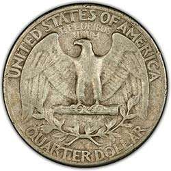  Det. Dinged Washington Quarter in Eagle Coin Holder   Free Ship  