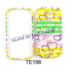  SAMSUNG EPIC4G/GALAXY GLOW IN THE DARK, HEARTS ON COLORFUL 