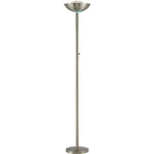   Decorators Collection Basics Floor Lamp 73.5hx12.5d Antique Brass
