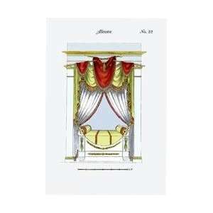  French Empire Alcove Bed No 22 20x30 poster
