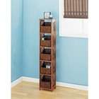 OIA Cocoa Five Tier CD/DVD Rack in Cocoa