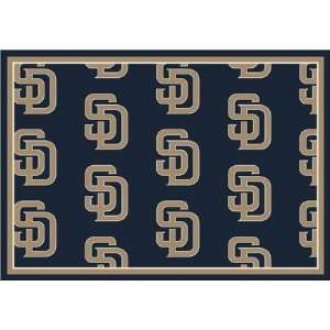   San Diego Padres 2 1 x 7 8 Team Repeat Area Rug Runner Sports