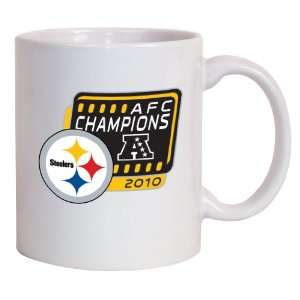 NFL Pittsburgh Steelers AFC Conference Champions Sublimated 11 Ounce C 