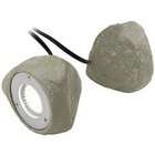 Lite Source LS 1912 Stone Shaped Outdoor Light with Timer, Granite 