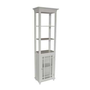 Elite 7459 Neal Linen Tower   White  For the Home Bathroom Furniture 