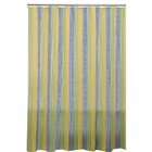   Fashions Caroline 100% Polyester Fabric Shower Curtain   Color Yellow