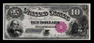 1880 $10 Dollar United States Legal Tender Fr 110 *Very Choice*  