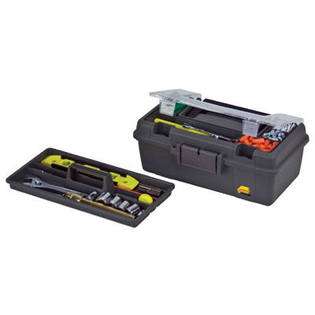   Molding Co Graphite Gray And Blacktool Box With Tray 13 
