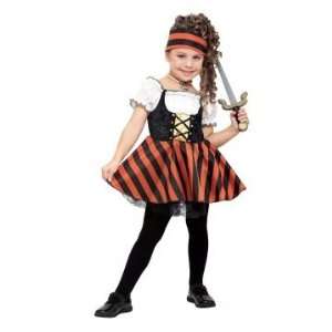  Holiday Inspirations Pirate Girl Costume Toddler 3t 4t 