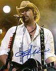 toby keith autograph  