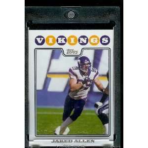 2008 Topps # 209 Jared Allen   Minnesota Vikings   NFL Trading Cards 