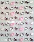   Hello Kitty Nail Art Decorative Stickers Decals Seals Heart Bow Knots