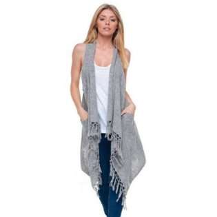 Elan USA An Elan Usa Wrap Racer Back Fringe Bottom Wrap (SW128) at 