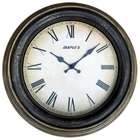 Maples Clock H8508A Molded Wall Clock In Bronze Antique Finish   14 