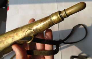 Rare antique 19th Century Imperial Russian post officers brass horn.