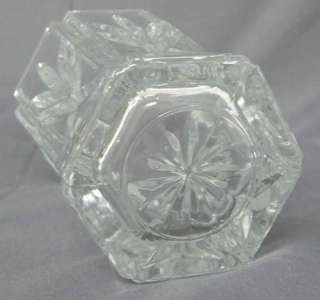 Wedgwood Lead Crystal Vase 6.25 Cut Criss Cross Fan  