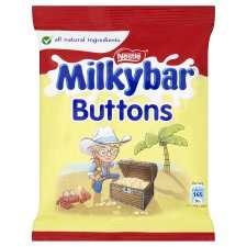 Nestle Milkybar White Chocolate Buttons Single   Groceries   Tesco 