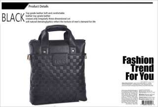 NEW Videng POLO mens genuine leather shoulder hand bag briefcase open 