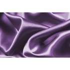   Satin Solid Purple 3 Pieces Deep Pocket Sheet Set for Twin Size Bed