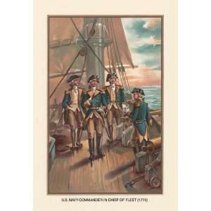  U.S. Navy   Commander and Chief of Fleet, 1776 20x30 
