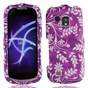  For Verizon Samsung Continuum I400 Accessory   Purple Flower Design 