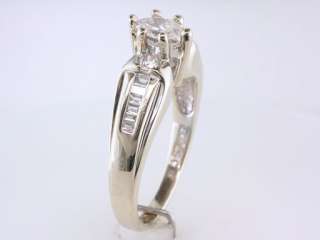   Diamond 1.00ct 14K White Gold Engagement Wedding Cocktail Ring Jewelry