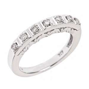 Vintage Design Diamond Wedding Anniversary Band Ring  