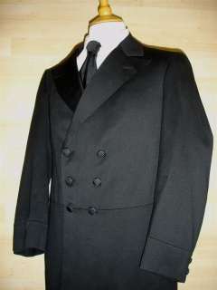 VERY RARE VINTAGE VICTORIAN/EDWARDIAN FROCK COAT 38S  