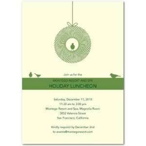   Party Invitations   Wren Wreath By Good On Paper 