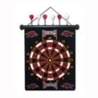   this colorful dart board is a perfect addition to any game room