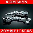   1060 Chrome Zombie Hand Levers for 2004 Up Harley Davidson Sportster