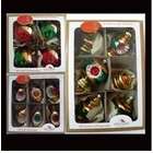 KSA Club Pack of 32 European Style Glass Reflector Christmas Ornaments