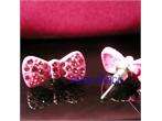 new Cute Pink Hello Kitty Headwear Bow earring A58  