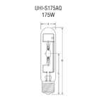 USHIO 175w UHI S175AQ/65 AQUALITE metal halide bulb