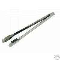 Tong 16in   Heavy Duty SS Spring Tongs stainless   NEW 755576009635 