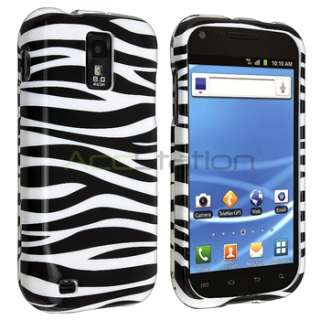   Zebra Rubber Case For Samsung Galaxy S2 Hercules T989 T Mobile  