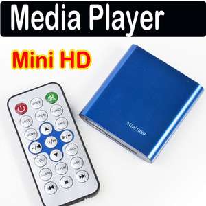 1080P HDMI SD/USB HD Mini Media Player MKV/RM 1080 BLUE  