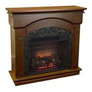 Estate Design Hamilton 40 in. Walnut Traditional Fireplace at  