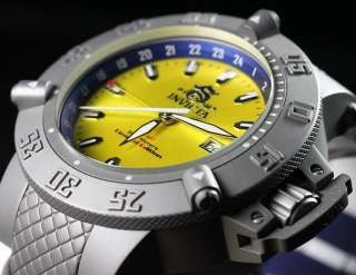   Subaqua Noma Limited Edition Swiss Made GMT Yellow Dial Funky Watch
