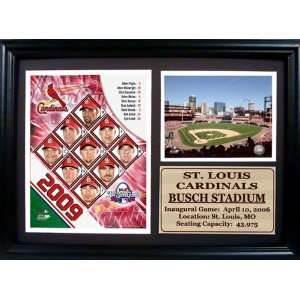 St.LouIs Cardinals Team Photograph with StatIsticIstics Nested on a 12 