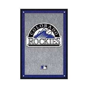  Rockies Logo Framed Poster