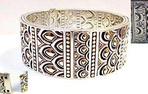 HOT John Hardy Naga Gold/Silver Rectangular Bracelet  