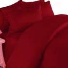 Scala 500 Thread Count 100% Egyptian Cotton SOLID Red Cal King Flat 