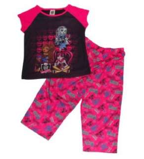  Monster High Girls Pajama Set Clothing